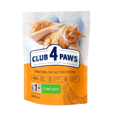 Клуб 4 Лапи Premium Chicken 900 г сухий корм для дорослих кішок з куркою